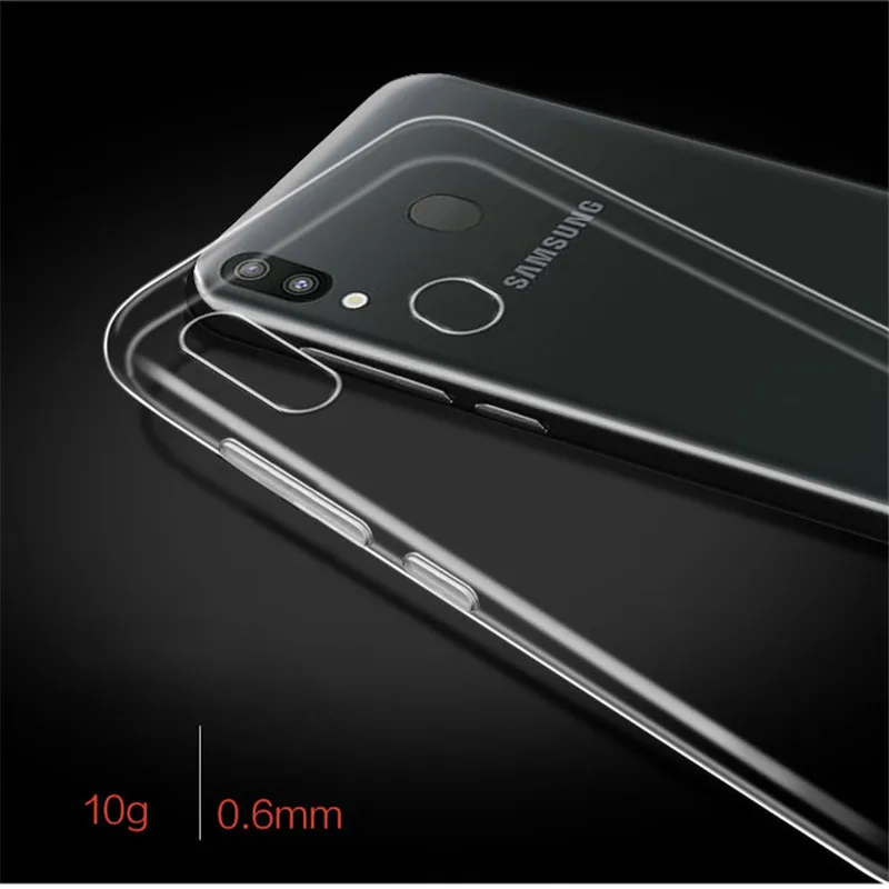 Ультратонкий прозрачный силиконовый чехол для Samsung Galaxy A50 A70 A40 A30 A20 A10 чехлы мягкий