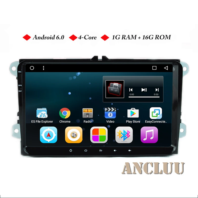 9 inch Android 6 0 font b Car b font DVD for VW golf 4 golf