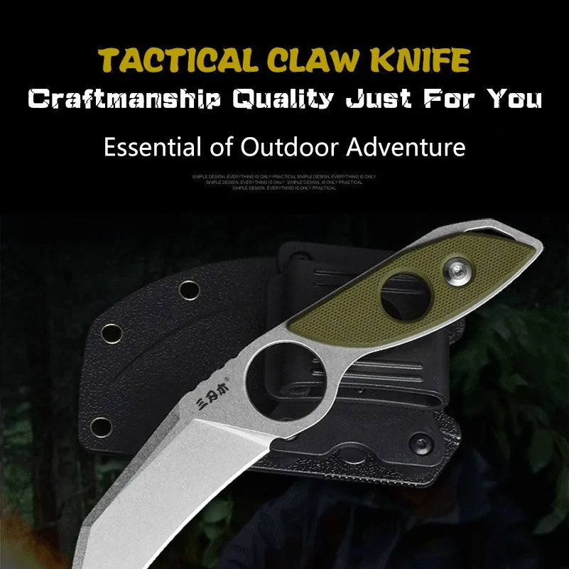 Sanrenmu S615 ножи с фиксированным лезвием 8Cr14 лезвие из нержавеющей стали для выживания на открытом воздухе охотничьи прямые Тактические Ножи EDC инструменты для кемпинга