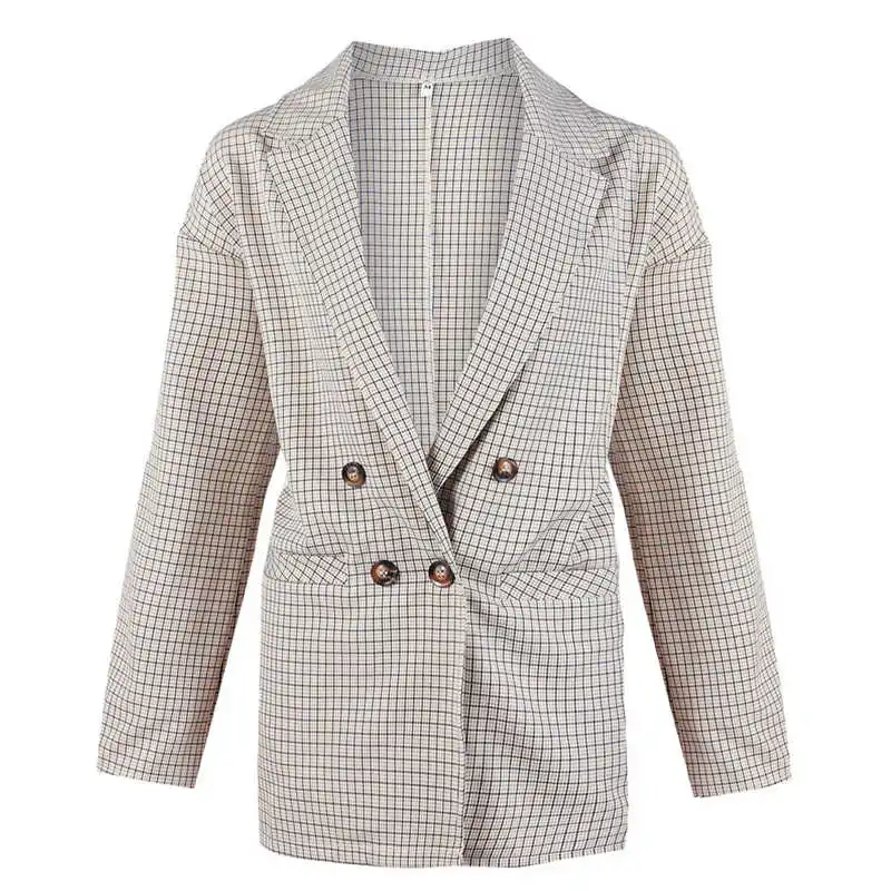 2019 модный осенний женский однобортный Блейзер повседневное пальто Женская куртка верхняя одежда