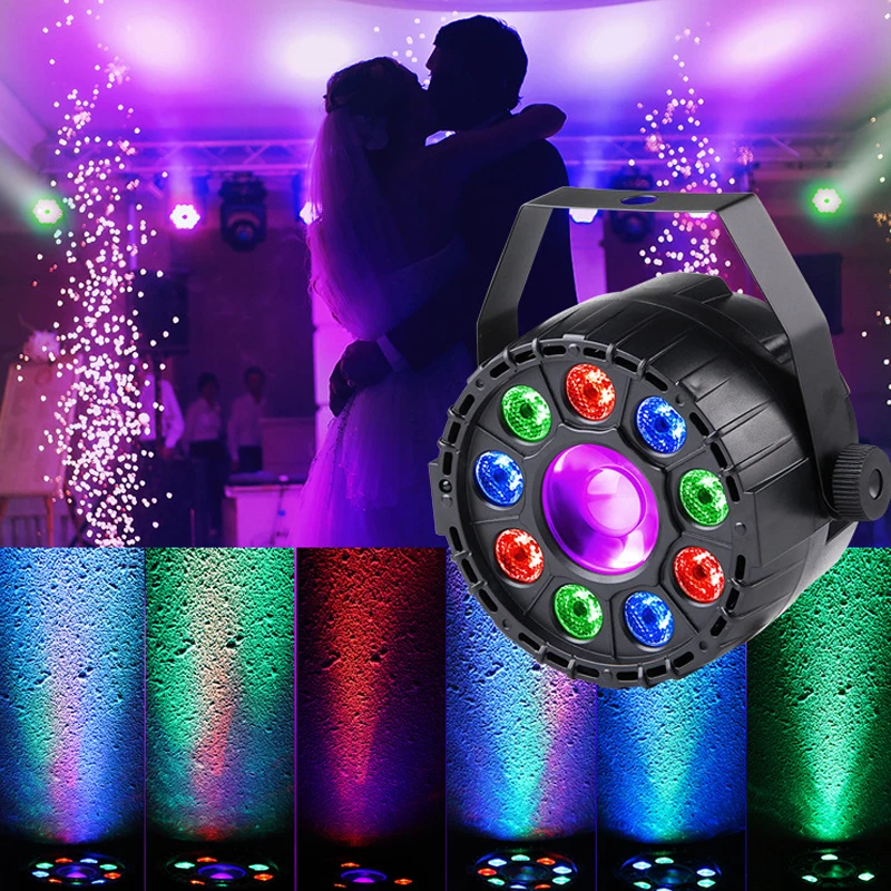 Светодиодный светильник для дискотеки DMX 512 RGB УФ сценический Dj Sound вечерние