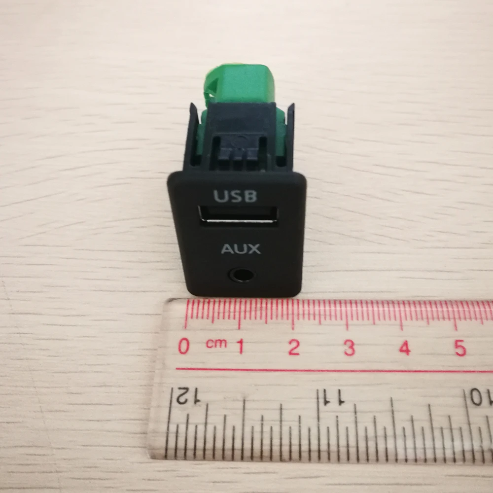 Biurlink автомобильный Aux/USB Панель кнопка переключения DIY AUX USB адаптер 12Pin аудио задний разъем для VW Golf Passat