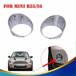 Хром передних противотуманных фар Surround лампа Рамки Накладка для BMW Mini One Cooper D LCI R55 R56 r57 R58 r59/