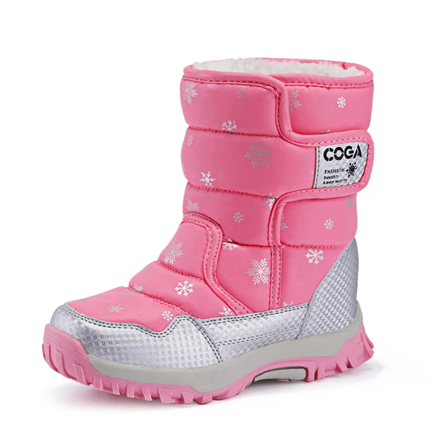 High quality children boots 2018 new girls boots boys waterproof snow ...
