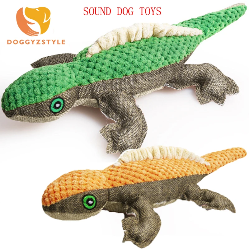 Lizard Shape Dog Toys Pet Squeaky Sound Toy For Small Dogs Puppy Teeth