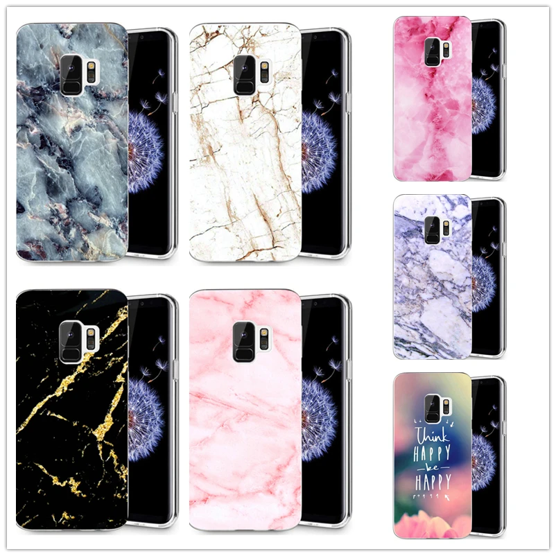 Чехол для Samsung Galaxy S3 S9 S9Plus S8 Plus S7 edge Note 8 мягкий чехол из ТПУ с рисунком мрамора