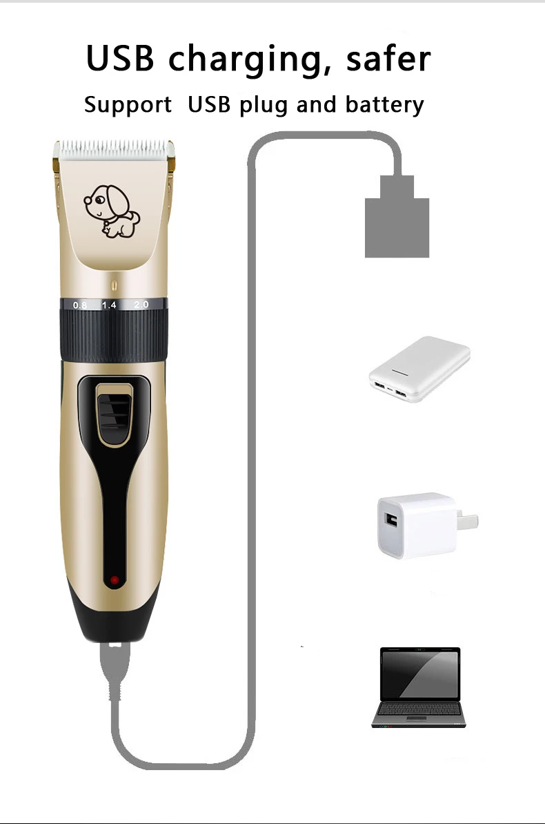 USB машинка для стрижки домашних животных перезаряжаемая машинка для стрижки волос кошачий уголок триммер для стрижки волос Бритва кусачки для животных стрижка кошек машинка для стрижки собак