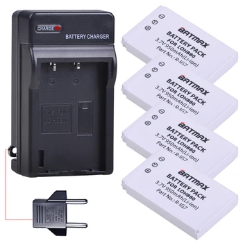 

4Pcs R-IG7 950mAh Battery for Logitech 720, 850, 880, 885, 890 Pro, H880, 900 Harmony One Advanced Universal Remotes