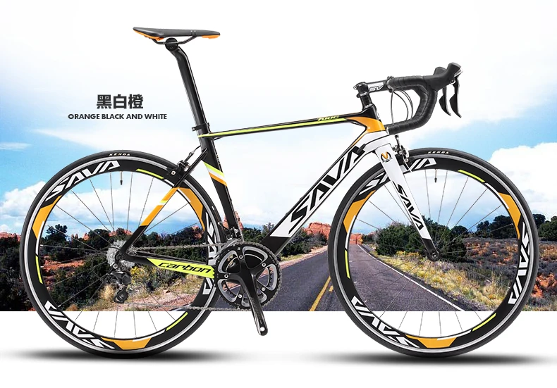 x-передний брендовый шоссейный велосипед из углеродного волокна 18 20 22 скоростной 700cc* 23C гоночный bicicleta светильник черный желтый Велосипед
