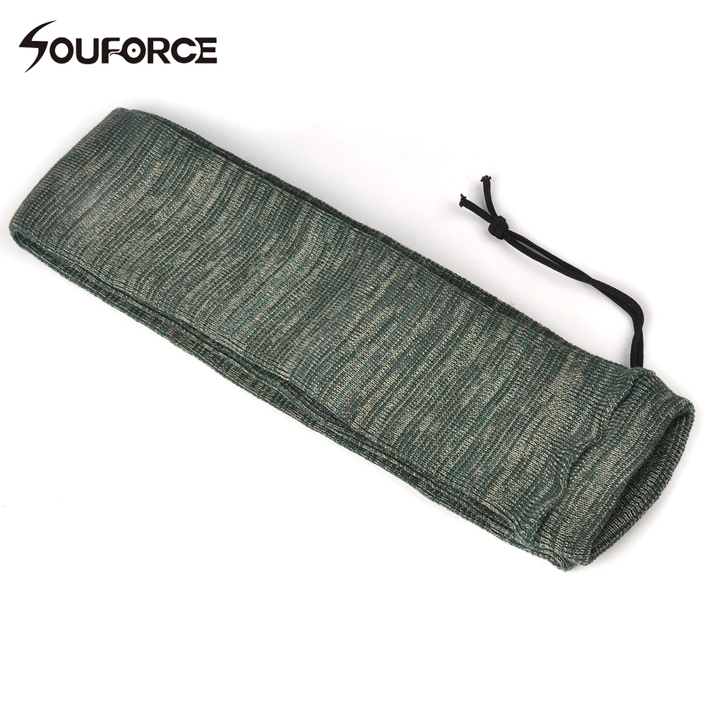 

54 inches Rifle Knit Air Gun Sock Polyester Silicone Treated Rifle Protector Shotgun Cover Case Storage Sleeve