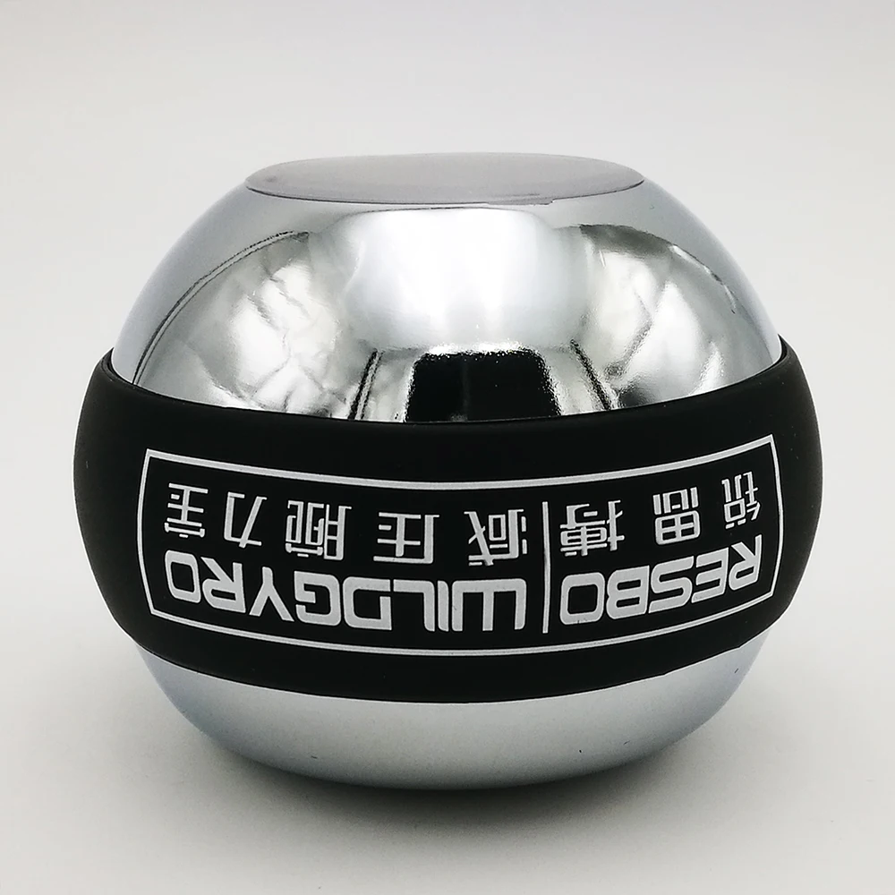48LBS Golden Power Strengthen Wrist Ball Metal Forearm Muscle Training Pressure Relieve Gyro Ball Force Gyroscope Fitness Ball A
