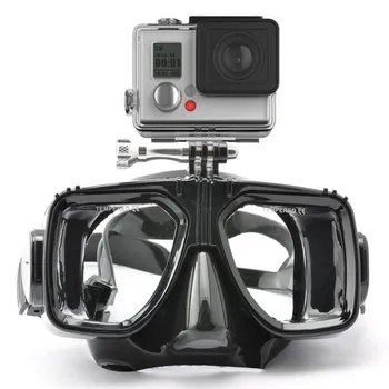 

For Gopro Diving Mask Goggles Snorkel Gears Swimming Tempered Glasse For GoPro Hero7/ 6 Hero5 XiaoYi Action Camera Accessory