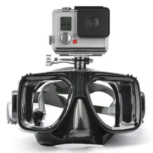 Goprodiving маска очки для плавания с маской плавательный закаленного Glasse для GoPro Hero 5, Герой 3 3 + 4 xiaoyi действие Камера аксессуар
