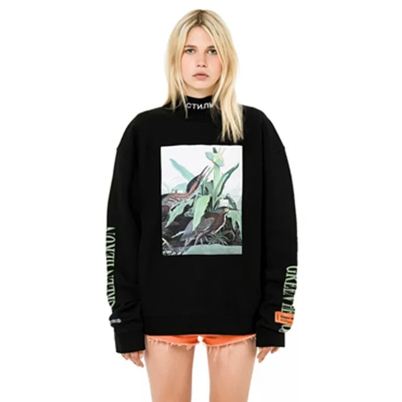 YouthCode Hip Hop Skateboard Magazine Crane Heron Preston Sweatshirt Men Cotton 100% Justin Bieber Season6 Hoodie Men Cloth