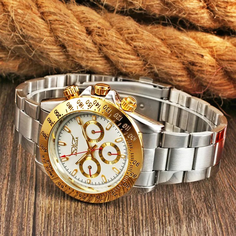 China Wholesale Jargar automatic mechanical movement designer inspired watches at cheap, reloj hombre