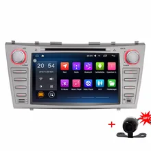 4 ядра 8 ”1024*600 2 DIN Android 6.0.1 Аудиомагнитолы автомобильные GPS радио для Toyota Camry 2007-2011 Automotivo плеер головного устройства Стерео
