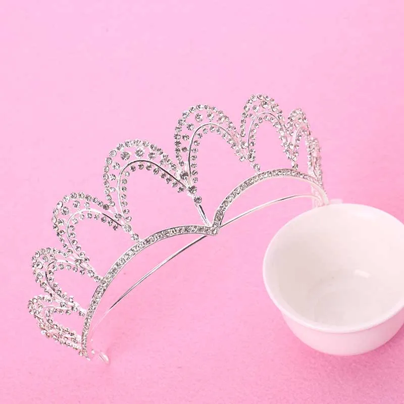 

Baroque Handmade Elegant Wedding Headband Rhinestones Bridal Tiara Headpiece Pearl Crystal Queen Flower Crowns Hair Accessories