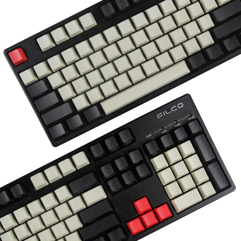 Ducky filco PBT 108 цветная клавишная крышка s для вишни/ANSI механическая клавиатура