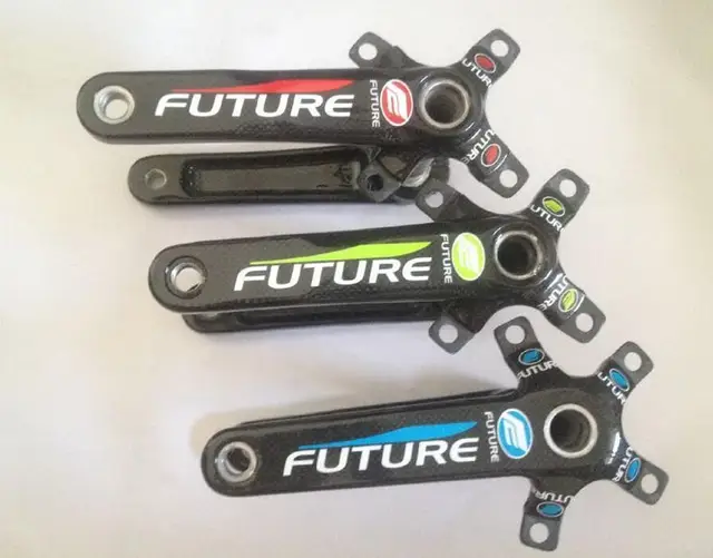 Cheap Carbon Fiber Cycling Bicycle Road Bike Crank MTB Mountain Road Bicycle Crankset BCD110MM Ultra-light Crank Bicycle Accessories