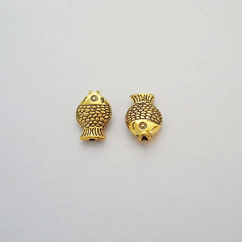 ZXZ-50pcs-Antique-Gold-Tone-Fish-Spacer-Beads-Charms-for-DIY-Jewelry-Making-Findings-12x8mm