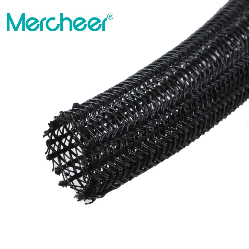 

DIY Customized ID3-50mm Flexo F6 Braided Sleeving Cable Wrap Split Loom SPLIT BRAIDED SLEEVING Self-closing braidd wrap