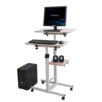 

computer table standing laptop computer moving bedside home table office station table weight loss table