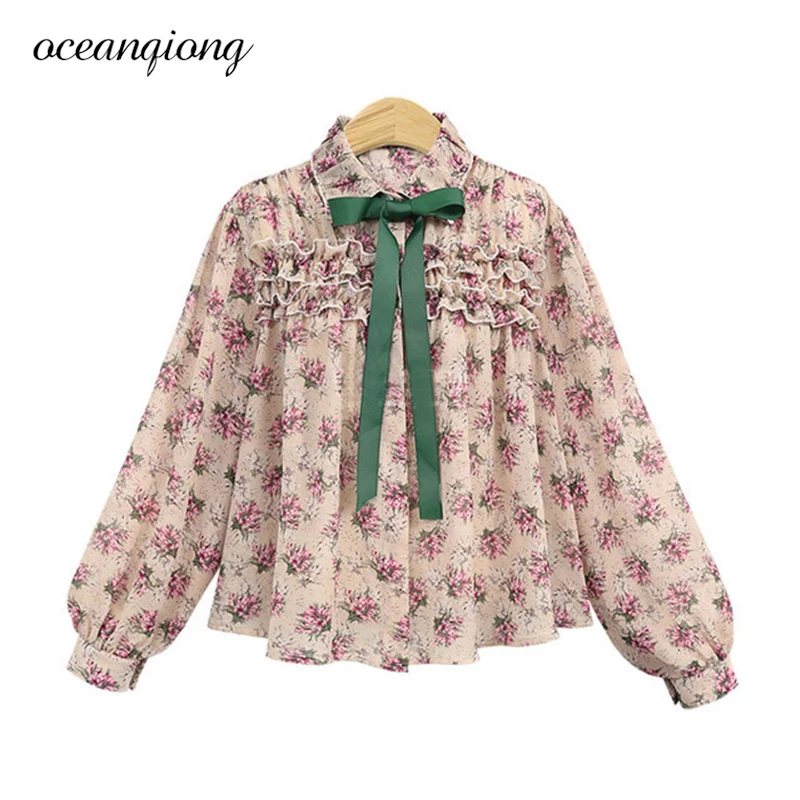 Aliexpress.com : Buy Women Blouse Shirt Floral Print 2018