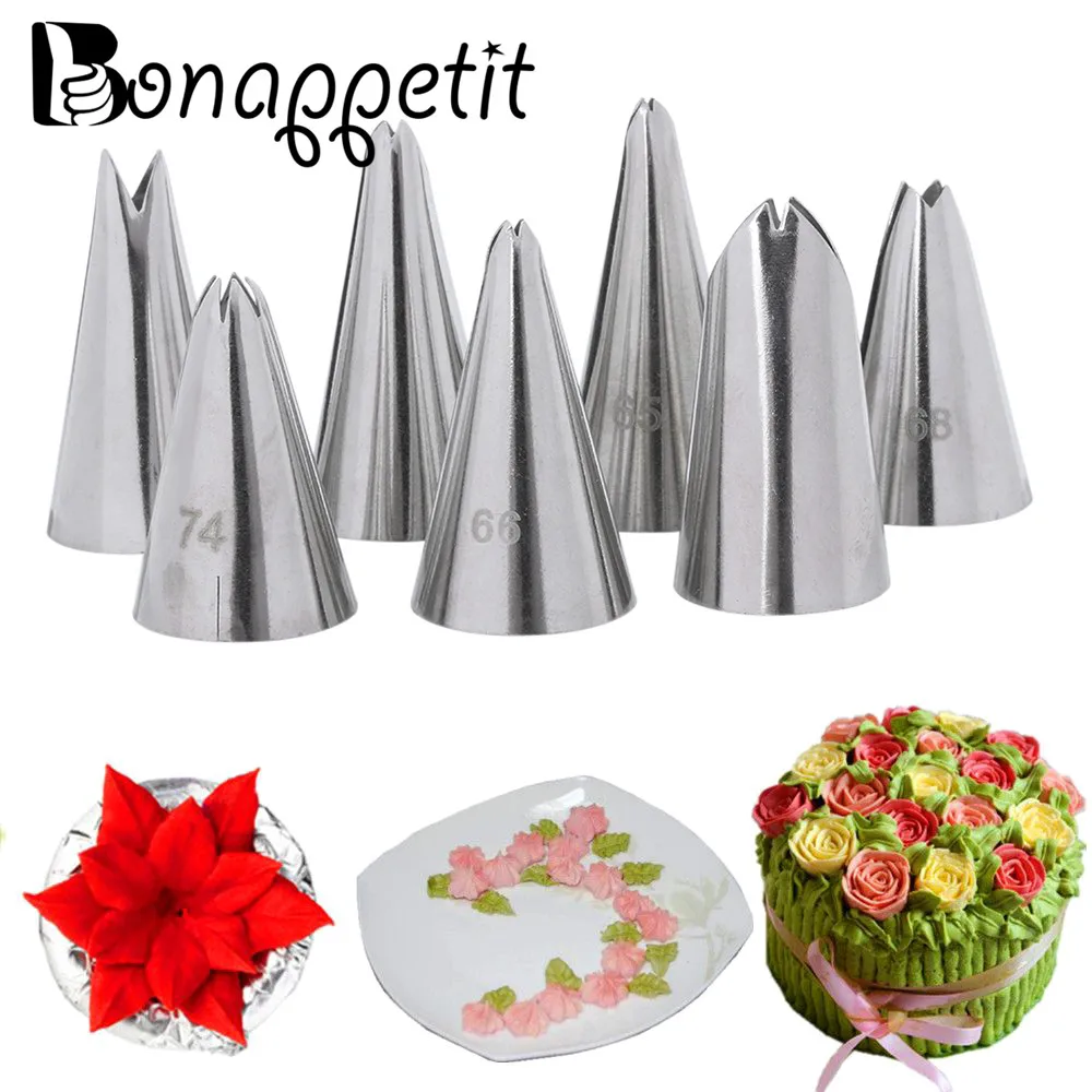 

1 Pcs Leaves Nozzle Stainless Steel Icing Piping Nozzle Pastry Tips Cake Decor Tool Pastry Tools