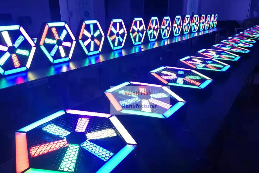 RGB светодиодный сценический светильник 504 шт. SMD 5050 вентилятор световой эффект