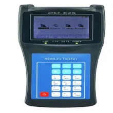 Высокая точность ADSL2+ прибор для тестирования ADSL измеритель широкополосный трафика с DMM Функция высокое качество WAN LAN счетчик задержки отклика