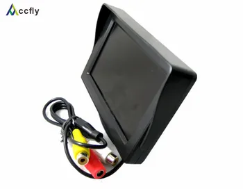 

Accfly mini TFT LCD car monitor 4.3 inch for rear view camera 2CH 480*234