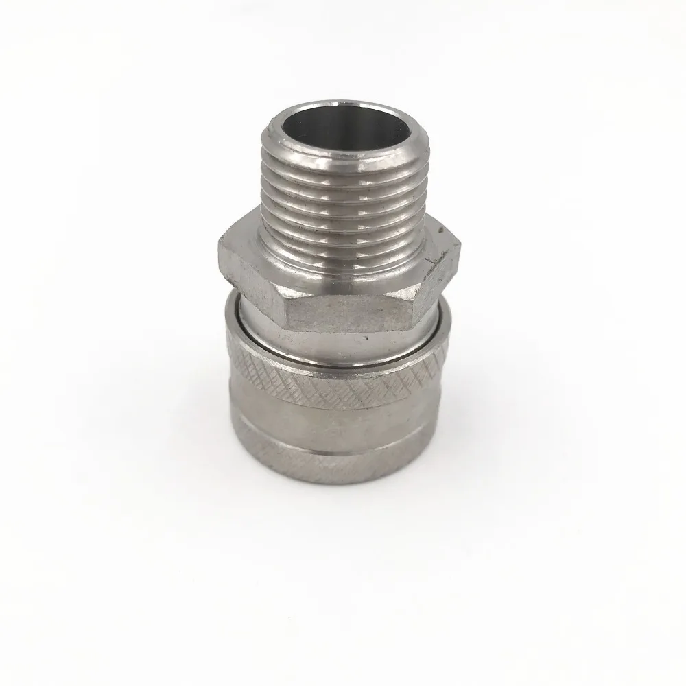 

SS Female Quick Disconnect Set, Homebrew Fitting, 1/2" Male BSP