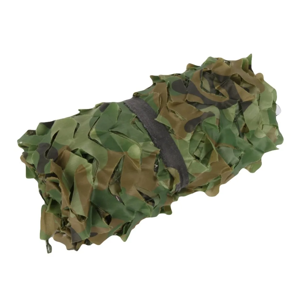 H المحمولة 2x3 M التمويه المعاوضة كامو الصيد التخييم العسكرية خيمة الظل الجنبات الشمس المأوى الغابة الستائر سيارة -يغطي صافي