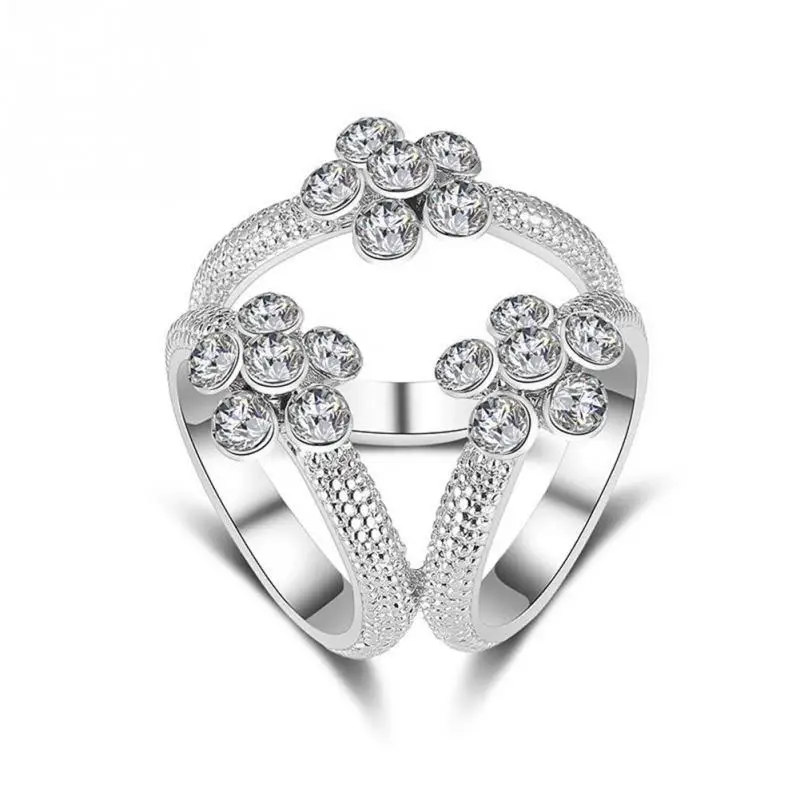 Shawl Wearing Tie Buckles Scarf Buckle Crystal Flower Scarves Clips 3