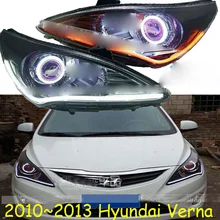 Головная лампа HID 2010 ~ 2013 автостайлинг фара verna Solaris accent Elantra Genesis i10