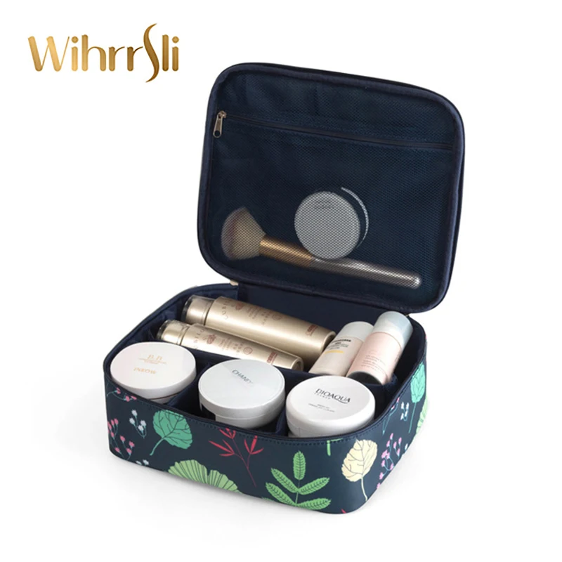 Woman cosmetic bag beautician needed accessories makeup beauty case toiletry travel organizer for wash bag suitcase pouch