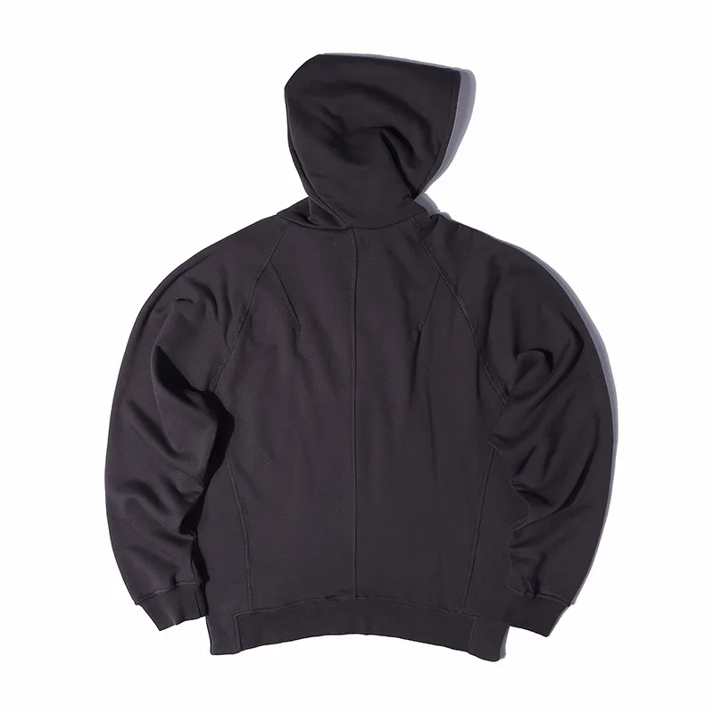 HZIJUE Mens Oversized Sherpa Hoodies 3 Colors Side Split Streetwear Fleece Zipper Sweatshirts Justin Bieber Skateboard