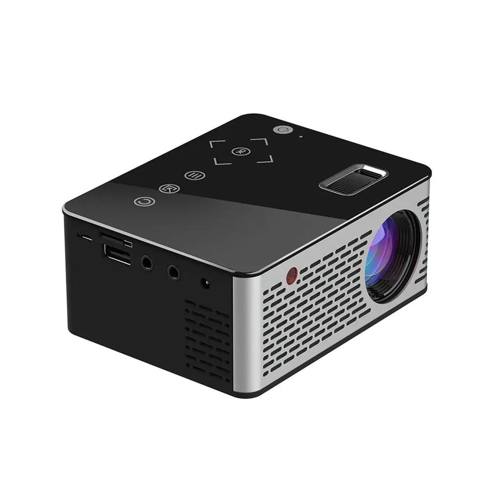 المحمولة جهاز عرض صغير 1080 P LED 2000 شمعة كامل HD العارض المسرح المنزلي سينما HDMI VGA USB المسرح المنزلي 5.1 عارض فيديو