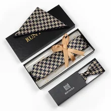 Мужской галстук, 6 см, тонкий галстук, набор, мужской галстук-бабочка и носовой платок, галстук-бабочка