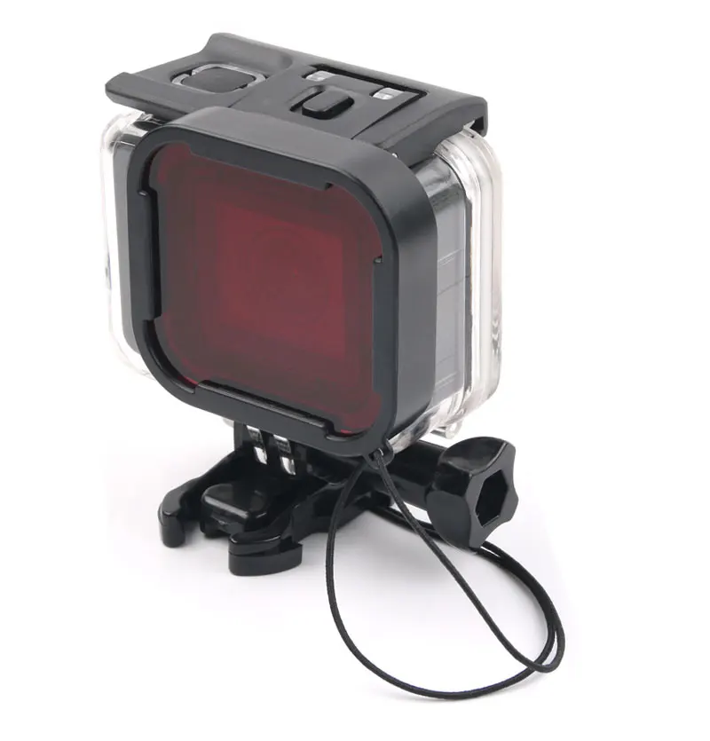 Набор фильтров для дайвинга, красный, фиолетовый, розовый фильтр для Gopro Hero 5, 6, 7, улучшает цвета для различных подводных видео и фотосъемки