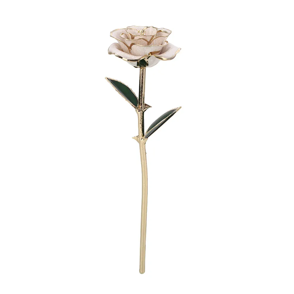 Эмуляционный розовый цветок растение декор с цветами подарок на день Святого Валентина отель искусственный реквизит украшение для ресторана красивый фестиваль 10 цветов - Цвет: white