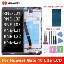 5," дисплей для HUAWEI Nova 2i lcd сенсорный экран с рамкой для HUAWEI mate 10 Lite lcd Nova 2i дисплей RNE-L21