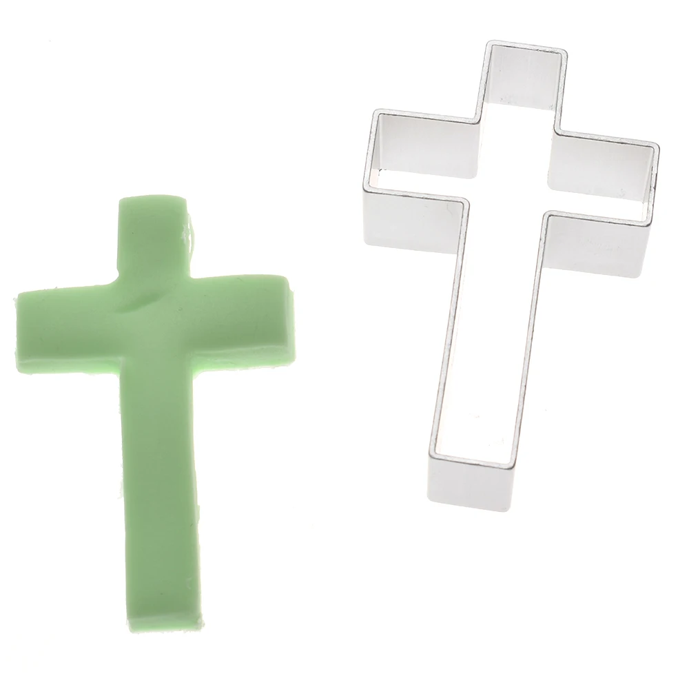 

New Aluminium Alloy Halloween Cross Cookie Cutter Cake Decorating Fondant Sugarcraft Cutters Tool Cookies Baking Pastry Tool