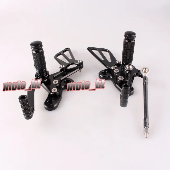CNC Adjustable Rearset Rear Set Footpegs For Suzuki Hayabusa GSX1300R 1999 2000 2001 2002 2003 2004 2005 2006 2007 2008