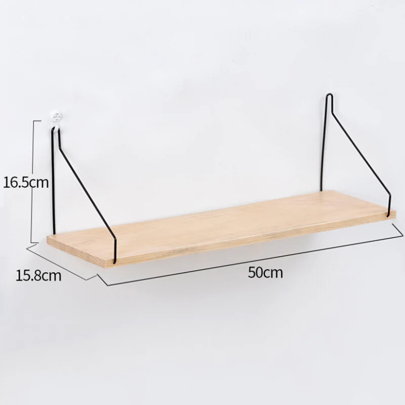 Простая и стильная Скандинавская металлическая настенная полка в скандинавском стиле, Настенная декоративная полка для детской комнаты, органайзер, держатели для хранения - Цвет: Large