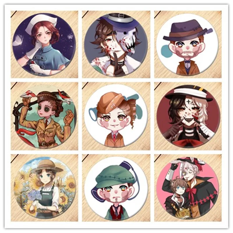 

Online Game Identity V Cosplay Badge Brooch Pins Collection Badges For Backpacks Decoration 19025