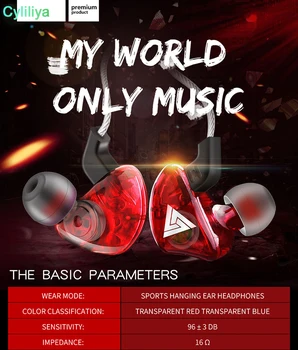 

20pcs QKZ CK5 Earphone In-ear style high-end in-ear Earphone HiFi Earphone Auriculares audifonos bass metal DJ 18650 2 colors