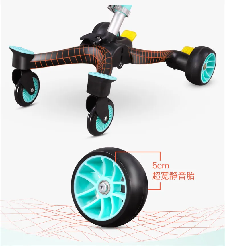 Детская коляска Artifact, детский трехколесный велосипед, легкая детская коляска, алюминиевая рама, детская прогулочная коляска