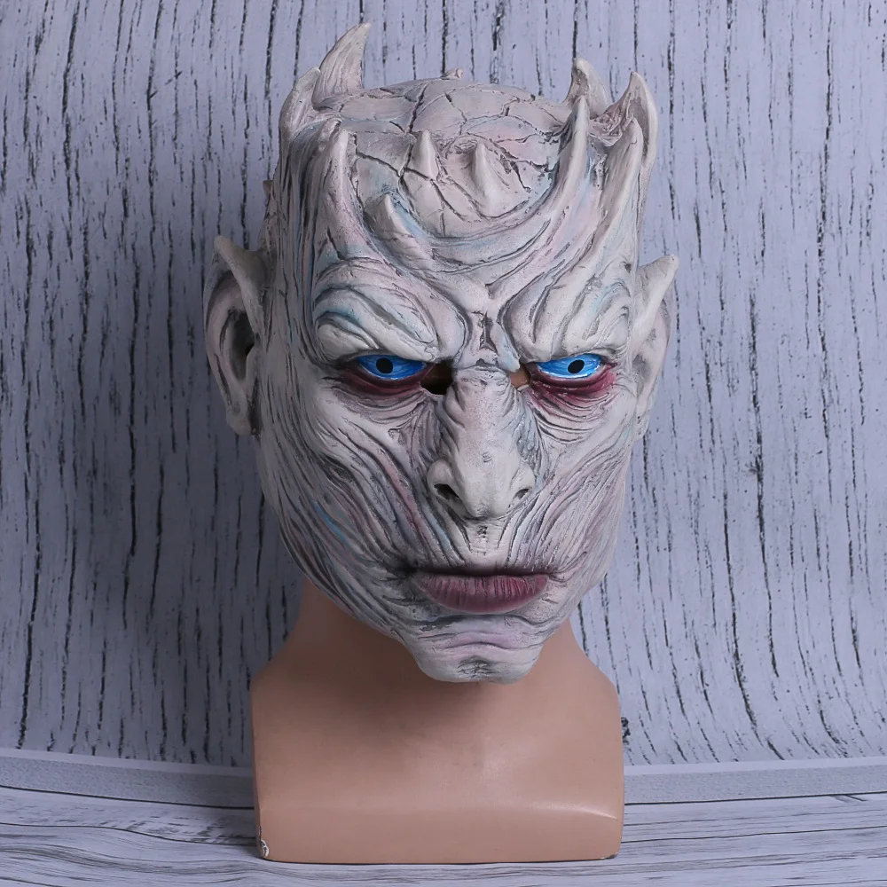 Realistic Latex The Game of Thrones Night King Masks Halloween Cosplay Party Mask Adult Full Face Zombie Ball Costume Mask Props (7)