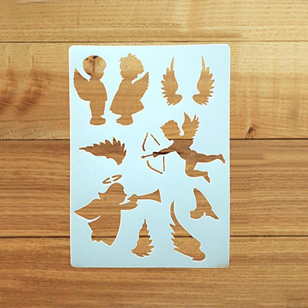 21pcs\lot New Bullet Journal Stencil Set DIY Drawing Painting Template Stencil Diary